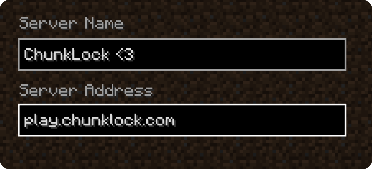 chunklock ip address